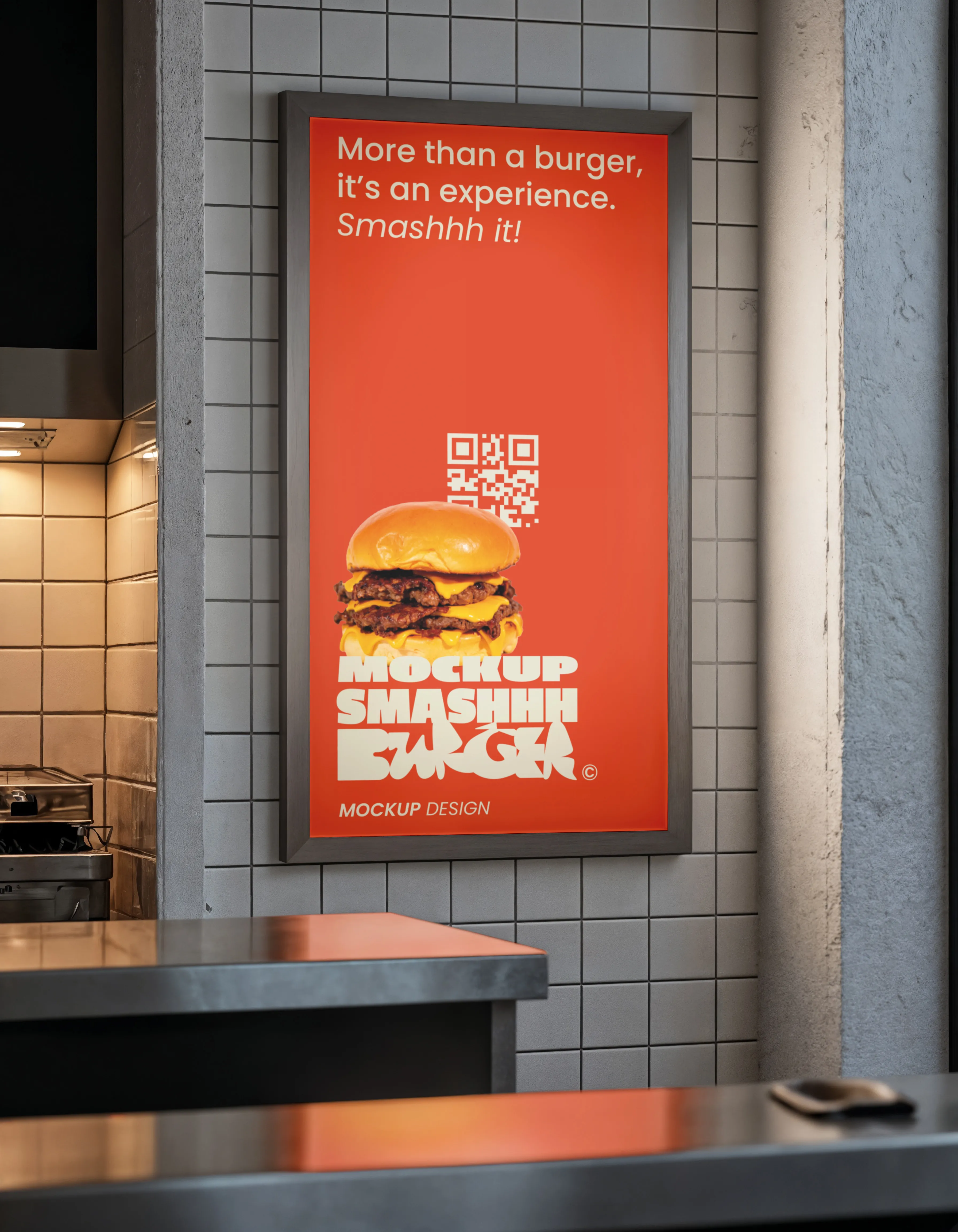 Display frame showing live signage content